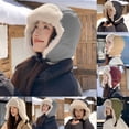 thumbnail image 1 of Msgweeeg Men Winter Hat Mens Winter Hats Women Winter Keep Warm Ear Protectors Adding Fleece Thickened Hats, 1 of 5