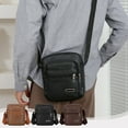 thumbnail image 1 of Msgweeeg Mens Shoulder Bag Small Crossbody Bags for Women Multi Layer Storage Shoulder Rucksacks Texture Business Travel Crossbody Bag Large Capacity Commuting Handbag Men's Rucksacks, 1 of 7