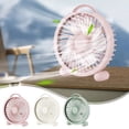 thumbnail image 1 of Msgweeeg Mini Fan Personal Fans Portable Rechargeable Desktop Fan Hangable Clipable USB Fan Air Circulation Fan Dormitory Portable Small Fan Desktop Desktop Fan, 1 of 7