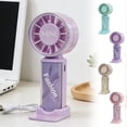 thumbnail image 1 of Msgweeeg Mini Fans Portable Fan Handheld High-Speed Fan Portable USB Rechargeable Small Fan for Students In Summer, 1 of 7