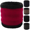 thumbnail image 1 of Msgweeeg Neck Warmer Men Neck Warmer Winter Scarf with Warmthand Plush Same Gender Protection High Neck Thick Yarn Single Circle Solid Colorand Neck Cover for Coldand Windy Weather, 1 of 4