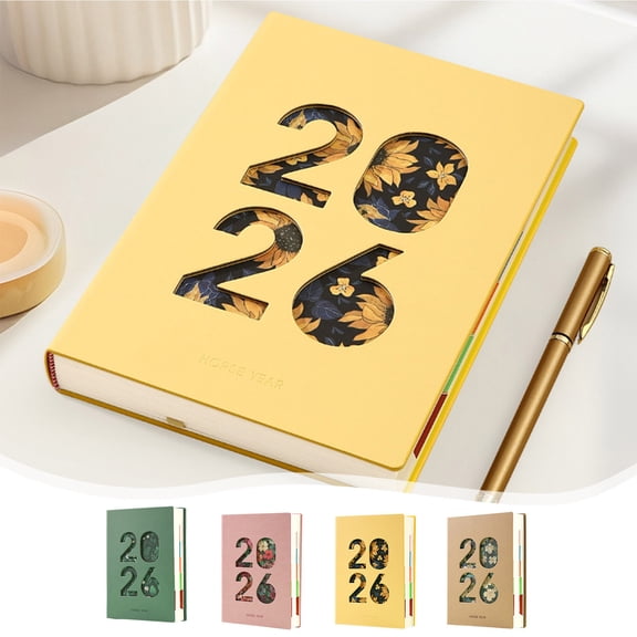 Msgweeeg Note Book Notebook Journal 2026 Schedule Planner with Date Notes for Business Meetings and Client Presentations