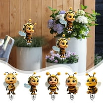 Msgweeeg Outside Decorations for Yard Bee Garden Courtyard Decoration Floor Insert for Indoor and Outdoor