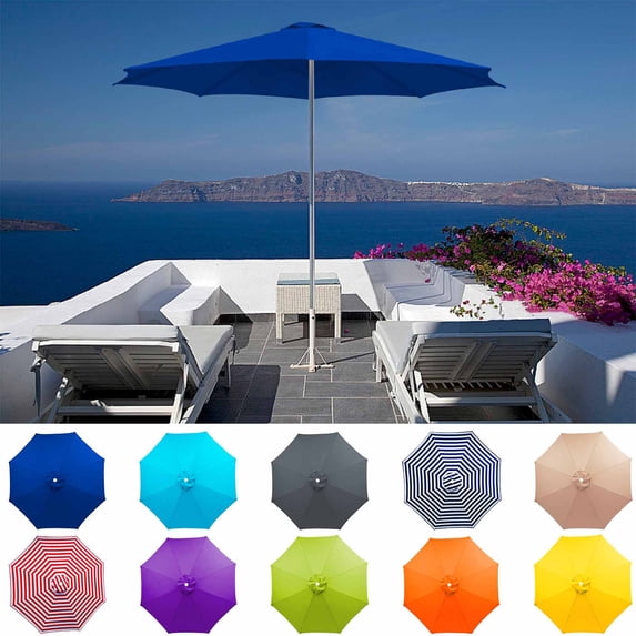 Msgweeeg Patio Umbrella Cover Beach Vacation Essentials Umbrella Cloth Umbrella Replacement Courtyard Center Pillar Banana Umbrella Cloth Replacement Outdoor Sunshade Rainproof Sun Umbrella