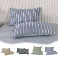 thumbnail image 1 of Msgweeeg Pillow Case Washed Pillowcase Easy Solid Color Pillowcase Pillowcase Pair Of 29.13x18.89In Household Bedding, 1 of 8
