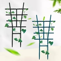 Msgweeeg Plant Support Plant Supports for Outdoor Plants Plants Support Frame Plastic Climbing Vines Flower Stand Size Plastic Vines Climbing Frame Garden Grids Fixed Flower Stand