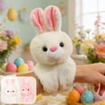 thumbnail image 1 of Msgweeeg Plush Figure Toys Gifts for 7 Year Old Boys Toys for Girls 8-10 Cute Rabbits Plushs Toy Pin K Ears Vivids Eyes and Fluffys Coat Gift for Girls and Women Party Gift, 1 of 10