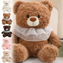 Msgweeeg Plushs Toys Bear Doll Children's Gift Soothing Sleep Accompanying Cute Birthday Gift Princess Plushs Toy Boys and Girls Holiday Gift Parent Child Interactive Toy 3 Year Old Girl Gifts