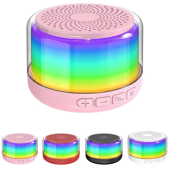 Msgweeeg Portable Bluetooth Speakers Wireless Speaker Bluetooth Speaker Colorful Cool Wireless Good Quality High End Mini Sound System for Travel, Camping, and Hiking Adventures