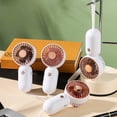 thumbnail image 1 of Msgweeeg Portable Handheld Turbo Fan Camping Fan Handheld Convenient Storage Fast Charging Large Capacity Built-in Battery Silent Pocket Mini Travel Portable Fan, 1 of 7