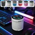 thumbnail image 1 of Msgweeeg Portable Speaker Bluetooth Portable Speakers Wireless Outdoor Portable Mini Bluetooth Speaker Colorful Light Small Speaker Deep Basses for Outdoor, Pool Party, and Beach Use, 1 of 7