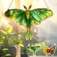 thumbnail image 1 of Msgweeeg Rearview Mirror Hanging Accessories Home Decor Living Room Butterflys Sunflower Suncatcher, 1 of 10
