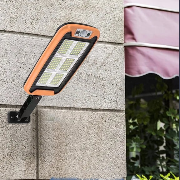Msgweeeg Rechargeable Wall Lights Outdoor Solar Lights for Yard Street, IP65 Outdoor Powered Lights Dusk To Da-wn with Motion Sensor LED Security Flo-od for Parking Lot, Remote Control