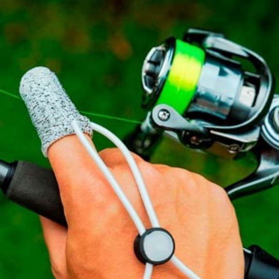 Msgweeeg Single Finger No Slip Glove Fishing Casting Protective Shield Leather Thumb Guard Water Resistant Breathable Anti Scratch Durable for Anglers Surf Fishing Men Women