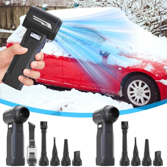 Msgweeeg Snow Blower Cordless Cordless Snow Shovel Snow Blower 110000 Portable Snow Blower Blower with Multiple Air Nozzles