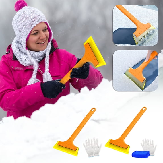 Msgweeeg Snow Plow Snow Shovel Snow Brush Detachable Multifunctional Snow Removal Shovel Car Snow Remover Household Tool for Winter Driving,Cold Weather