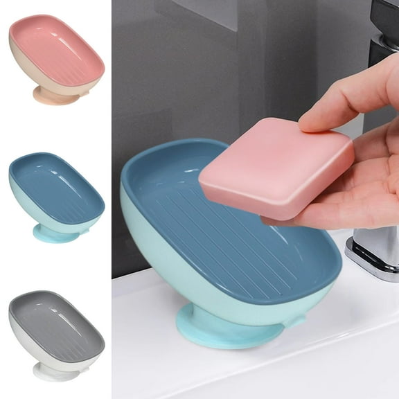 Msgweeeg Soap Box Soap Dishes Soap Stand Soap with Drainage Soap Box Soap Stand Portable Bathroom Handy Sanitizer Box Box Bathroom Shower Household Soap Box for Outdoor Showers and Patio Use