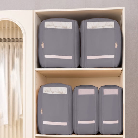 Msgweeeg Space Bags Vacuum Storage Bags Compression Quilt Storage Box for Blankets and Bedding Large Capacity Wardrobe Organizer Bag for Clothing Proof Moving and Organization Bag