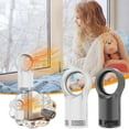 thumbnail image 1 of Msgweeeg Space Heaters for Indoor Use Bladeless Tower Fan Leafless Desktop Home Office Space Heater Warmer Combo Portable Air Circulator Cooling Heating Dual Function Energy Efficient, 1 of 4