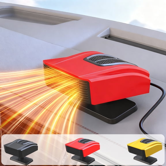 Msgweeeg Space Heater Space Heaters for Indoor Use 12v Car Mounted Heaters Fast Heating Car Warming Fan Winter Defogging Defrosting Small Heaters Heating Fan