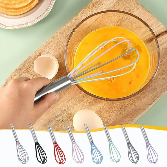 Msgweeeg Stainless Steel Manual Egg Beater Whisk for Whipped Cream and Baking Sturdy Hand Mixer Stirring Tool for Kitchen Blend Egg Batter Home Cooking and Dessert Preparation