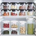 thumbnail image 1 of Msgweeeg Storage Containers with Lids Vacuum Sealed Jar for Miscellaneous Grain Storage Kitchen Food Plastic Transparent Storage and Storage Jar -proof Sealed Box for Five Grains, 1 of 7