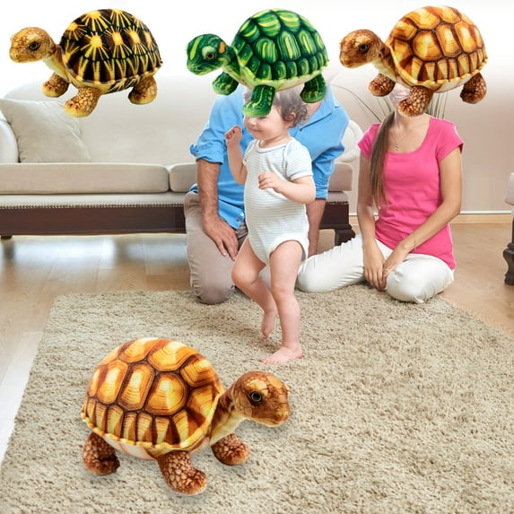 Msgweeeg Stuffed Animals Plushs Toys 12.6 In Simulation Turtle Doll Turtle Toys Cloth Doll Souvenir Toys for Children Birthday Gift Boy Christmas Gifts Christmas Presents