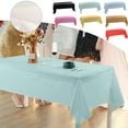 thumbnail image 1 of Msgweeeg Tablecloths Table Covers Disposable Tablecloth Plastic Party Plain Tablecloth Plastic Cloth Birthday Dessert Table Solid Color Tablecloth Water Proof and Oil Proof Tablecloth, 1 of 7