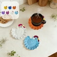 thumbnail image 1 of Msgweeeg Tea Accessories Gift Set Crochet Coaster Decorative Cup Mat Cute Tableware Gift Handmade Coffee Tea Lovers Home Kitchen Decor Premium Yarn Coasters, 1 of 7