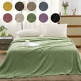 thumbnail image 1 of Msgweeeg Thick Blanket Bed Throw Blanket 59x39 In Soft Warm and Comfortable Blankets Suitable for Sofas Beds Offices and Travel A Versatile Gift for All Seasons, 1 of 7