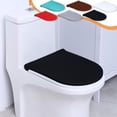 thumbnail image 1 of Msgweeeg Toilet Seat Covers Toilet Lid Cover Stretch Bathroom Toilet Lid Seat Cover Washable Soft Toilet Protector Cover Fits All Toilet Lid Elastic Soft and Comfortable, 1 of 7