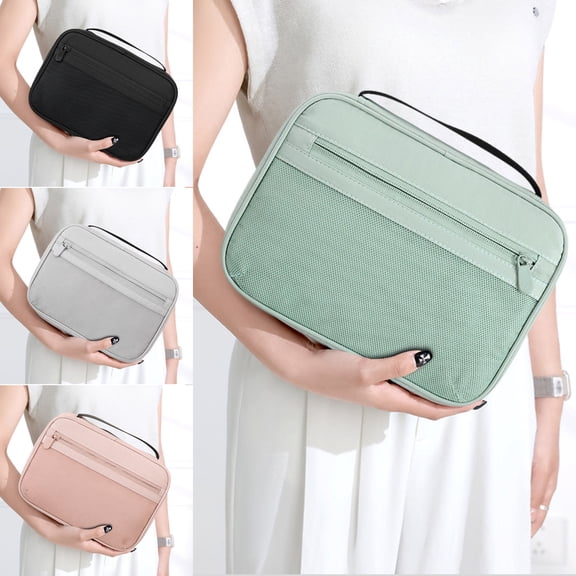 Msgweeeg Toiletries Travel Bag Data Cable Storage Bag Travel Mouse Phone Organizer Multi Purpose Cosmetic Storage Pouch Portable Electronic Accessories Carrying Case