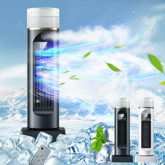 Msgweeeg Tower Fans Tower Fans That Blow Cold Air Desktop Tower Fan Spray Fan Household Desktop Tower Fan Conditioning Water Make-up Refrigeration Desktop USB Fan