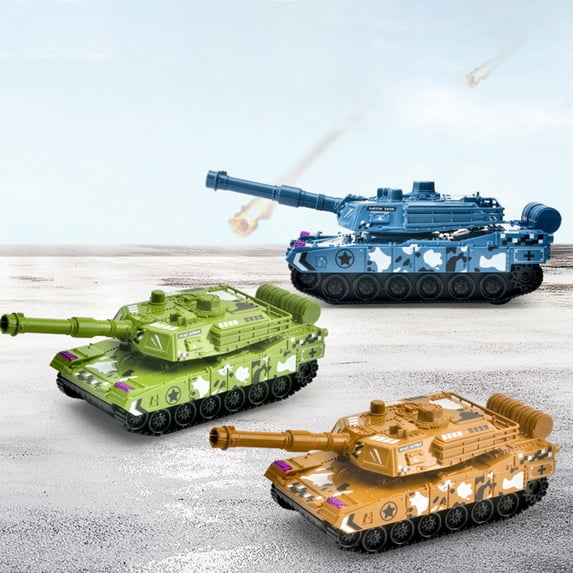 Msgweeeg Toy Cars for Boys Age 4-7 7 Year Old Boy Christmas Gifts Push-Along Military Tank Truck Toy with Camouflage Design