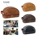 thumbnail image 1 of Msgweeeg Travel Toiletry Bag Toiletry Travel Bag Personalized Toiletry Bag for Men Engraved Name Initials Toiletry Bag Customized Travel Shaving Kit for Groomsmen Gifts for Christmas Birthday, 1 of 4