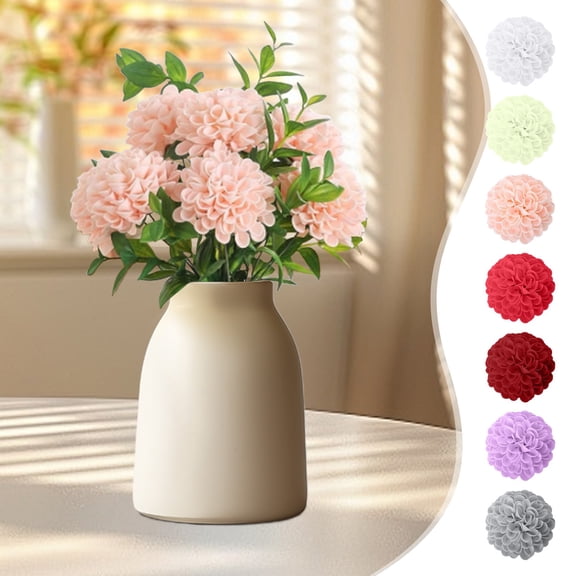 Msgweeeg Valentines Day Gift Unique Gifts for Women Imitation Foam Hydrangea Flower with 25 Flowers Wedding Decoration Valentine's Day Gift
