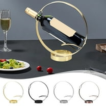 Msgweeeg Wall Mounted Wine Rack Beer Bottle Holder European Style Floating Wine Cabinet Display Sturdy Metal Wood Shelf Home Bar Kitchen Restaurant Decorative Storage Display