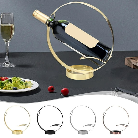 Msgweeeg Wall Mounted Wine Rack Beer Bottle Holder European Style Floating Wine Cabinet Display Sturdy Metal Wood Shelf Home Bar Kitchen Restaurant Decorative Storage Display