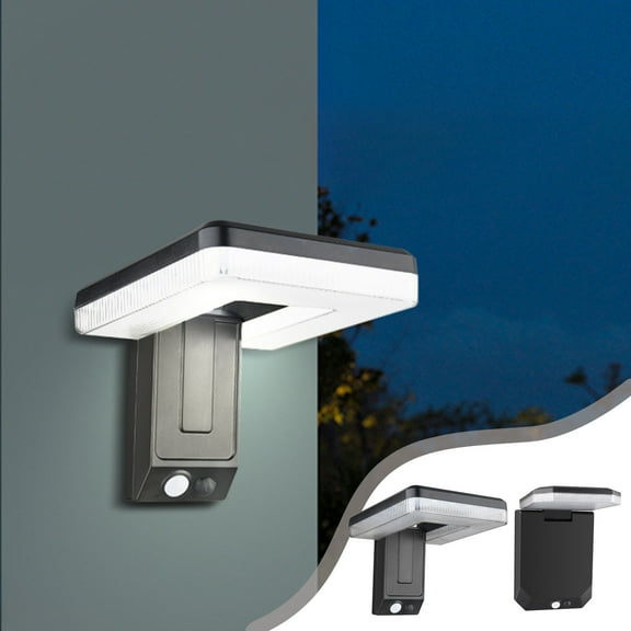 Msgweeeg Wall Sconce Wall Lights for Bedroom Solar Wall Light Outdoor Folding Solar Courtyard Light Balcony Staircase without Plug In Body Sensing Light