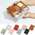 thumbnail image 1 of Msgweeeg Wallet Men's Wallet Solid Color Wallet Slim Ladies Billfold Card Holder Purse Minimalist Lightweight Multi-Pocket Organizer Stylish Classic Daily Wallet for Girls Travel Gift, 1 of 7