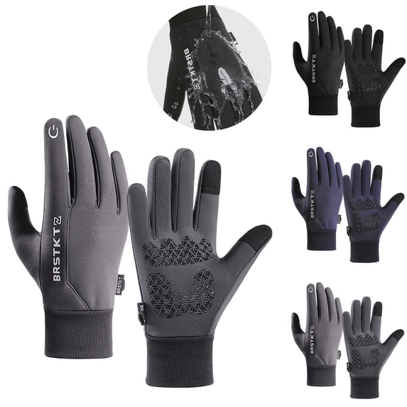 Msgweeeg Water Proof Gloves Ski Gloves Men's Winter Sports Touchscreen Windproof Warm Skiing Outdoor Cycling Gloves