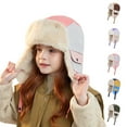 thumbnail image 1 of Msgweeeg Winter Beanie Winter Hat for Men Hats Winter Outdoor Windproof and Cold-proof Hats for Boys and Girls Lei Feng Hats with Fleece and Thickened Warmth Ear-protecting Headscarves, 1 of 2