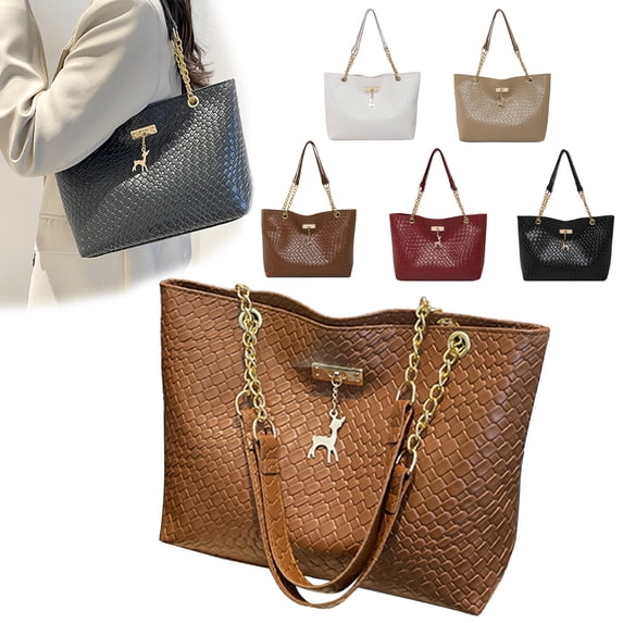 Msgweeeg Women's Tote Handbags Tote Bags for Women Gifts Deer Women Bag Women's Handbag Large Capacity Shoulder Bag Advanced Texture Tote Bag for Women Combining Practicality and Fashion