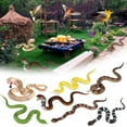 thumbnail image 1 of Msgweeeg Yard Decor Outdoor Decorations for Yard Super Realistic Rubber Snake Drives Away Birds Realistic TPR Fake Snake Suitable For Garden Cobras Rattlesnakes and Venomous Snakes Etc, 1 of 6
