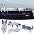 thumbnail image 1 of Msgweeeg office Desk Decor Cute Desk Decor Cute Mini Cats Car Ornaments Gift for Anniversary, Birthday, Christmas for Cafés & Store Decor, 1 of 2