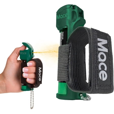 Mace Brand Muzzle Canine Deterrent Spray, 0.49 oz, 10 Feet Range, Max Strength 10% OC Canine Safe Formula, Flip Top Safety Cap, Adjustable Hand Strap, Self Defense Spray for Women & Men