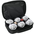 thumbnail image 1 of Msin Boules Set - Steel Outdoor Lawn Game for Adults, All-Weather Beach/Backyard Party Games with 6 Boules & Target Ball, 1 of 10