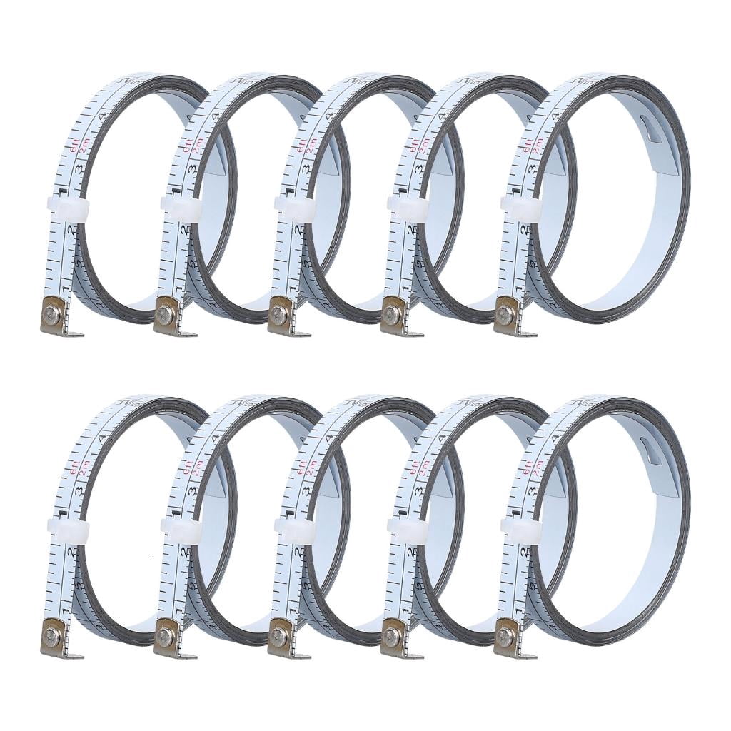 Msioytog 10Pcs 1M/2M Steel Ruler Replacement For Tape Measure ...