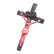 Msioytog Cross Statue Wooden Crucifix Wall Cross Home Decorations Church Decorations