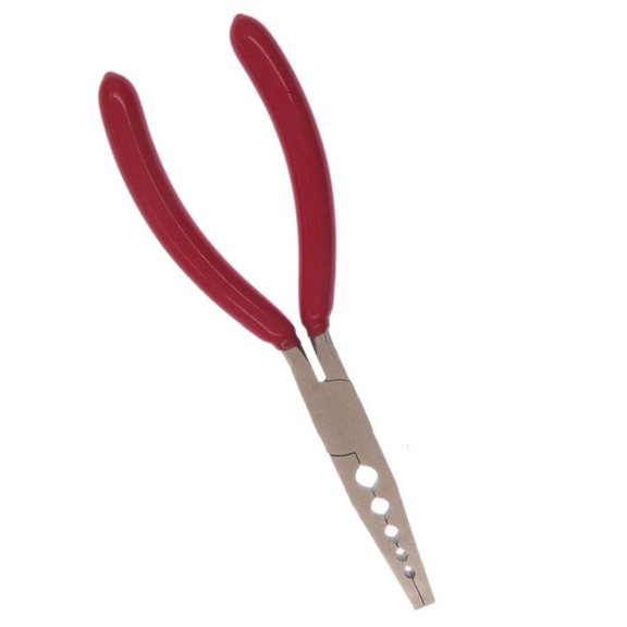 Msioytog Small Metal Rings Forming Pliers with High-Carbon Steel Construction and Elongated Graduated Jaw for Tightening and Reshaping Rings Components